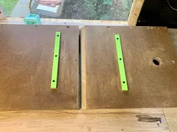 Sled jig for table saw for DeWalt DW745