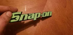 Snap-on box logo