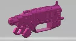 Space dwarf heavy plasma cannon