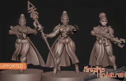 Space elves anime figurines