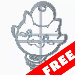 Spoink Cookie Cutter Pokemon Anime Chibi