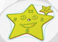 Star Clock Lamp