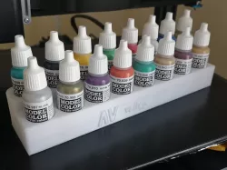 Support 16 pots of paint VALLEJO