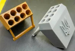 Support Ukraine flag holder v2