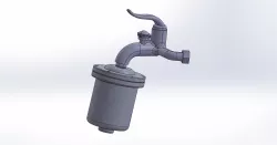 Tap activated carbon filter 1/2 MULTI-PURPOSE