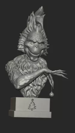 The Grinch Bust Fanart