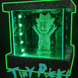 Tiny rick RGB lamp