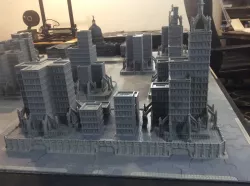 Titanstructure Dark future 8mm scale city tiles, road sections and platforms for epic titanicus