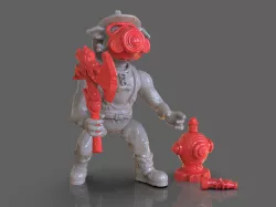 TMNT Hot Spot Articulated Toy With Accessories