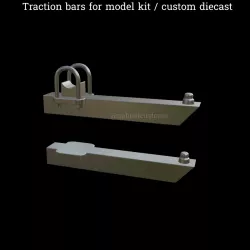 Traction bars for model kit / custom diecast