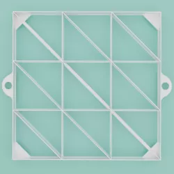Triangle slice marker, 18 sections