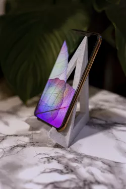 Triangular phone stand