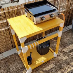 Trolley for plancha