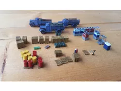 TT Scale 1:120 ISO warehouse contents