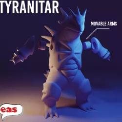Tyranitar ASSEMBLY ARMS