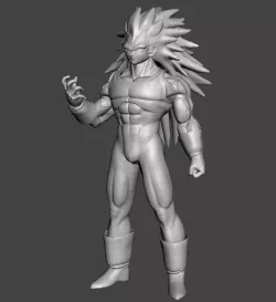 Vegeta SSJ3 (Dragon Ball) 3D Model