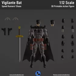 Vigilante Bat Articulated Action Figure