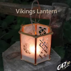 Vikings Lantern - with changeable panels