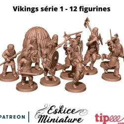 Vikings series 1 - 12 figures - 28mm for wargame