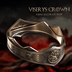 Viserys Targaryen Crown - Show Accurate: House of the Dragon - Game of Thrones