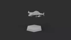 Warden light sci-fi close air support and bomber (presupported)