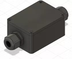 Waterproof junction box, lid and connector for electronics projects