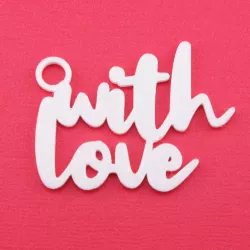 With Love - Christmas Gift Tag
