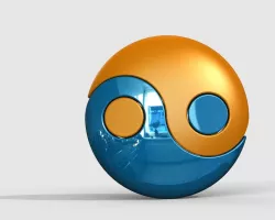 ying-yang container/box