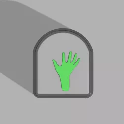 Zombie hand Stl File