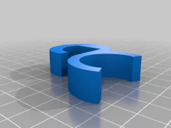 1/2" or 3/4" PVC Front Gutter Pixel Clip