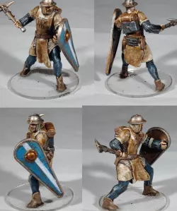 1-54 - Human Soldier - Warhammer / Shield