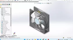 120mm x 120mm square fan is based on a U.S. Toyo Fan Corp DC Brushless Fan