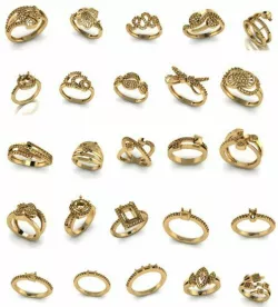 25-pieces diamond ring-A