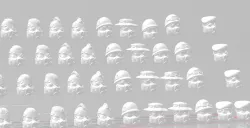 28mm Lords of Ruin Scifi Vietnam Heads Pack