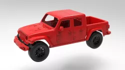 313mm Jeep Gladiator RC body STL files