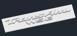 3D Trans Am WS6 Logo