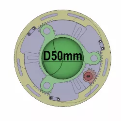 3DP3BLROD50A Iris mechanism mechanical shutter diaphragm diy