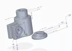 7,5mm Threaded Rod to 8mm bearing