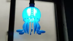 A jellyfish lamp