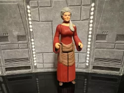 ACKMENA HOLIDAY SPECIAL BARTENDER, CUSTOM VINTAGE STAR WARS ACTION FIGURE, BEA ARTHUR, KENNER 3.75", 5 POA, 1/18
