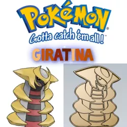 AMAZING POKEMON Giratina COOKIE CUTTER STAMP CAKE DECORATING