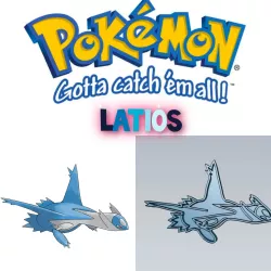 AMAZING POKEMON latios COOKIE CUTTER STAMP CAKE DECORATING