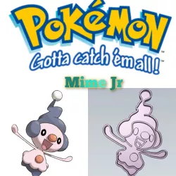 AMAZING POKEMON mime jr COOKIE CUTTER STAMP CAKE DECORATING