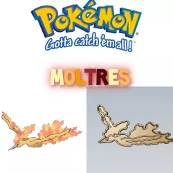 AMAZING POKEMON moltres COOKIE CUTTER STAMP CAKE DECORATING