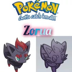 AMAZING POKEMON zorua COOKIE CUTTER STAMP CAKE DECORATING