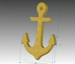 Anchor pendant