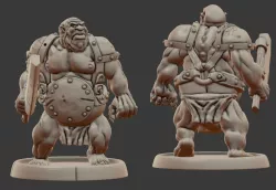 Armoured Ogre With Meatcleaver