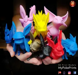 Articulated Eeveelution mega pack