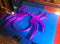 Big thin flexible spider