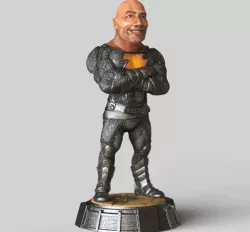 Black Adam - Dwayne Johnson - CARICATURE- CHIBI VERSION